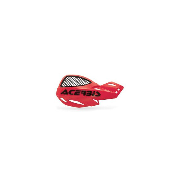 Protèges mains acerbis mx uniko vented rouge noir