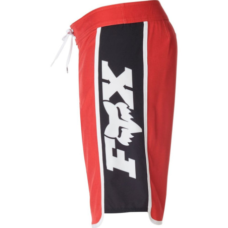 Boardshort Fox Race Team Stretch rouge short Fox racing homme soldes