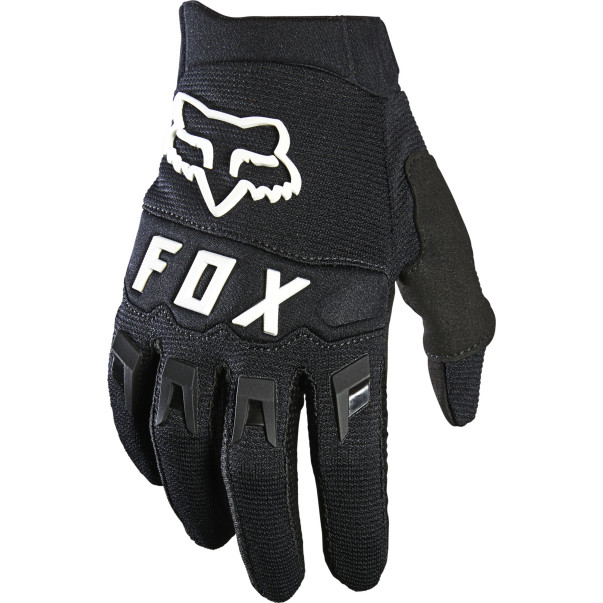 Gants Fox enfant Dirtpaw noir blanc 2023