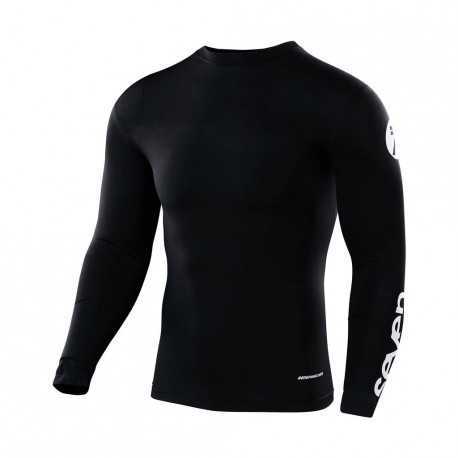 Maillot Seven Zero compression Tiger Camo noir 