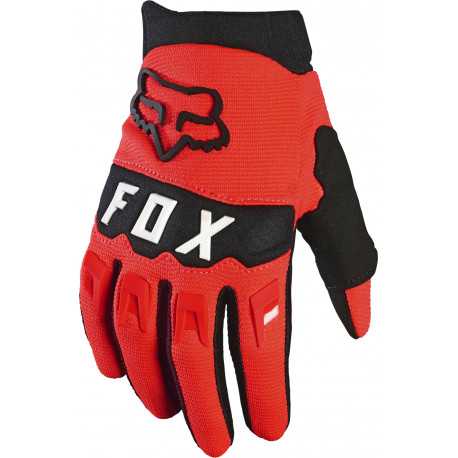 Gants Fox enfant Dirtpaw rouge fluo 2023