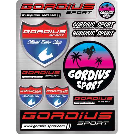 Planche stickers Gordius Sport 2024