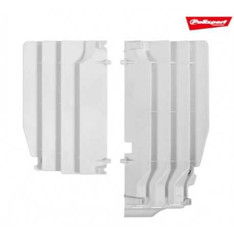 Cache radiateur POLISPORT blanc SUZUKI RMZ250 10/18