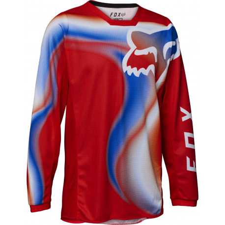 Maillot Fox Enfant 180 TOXSYK rouge fluo 2023