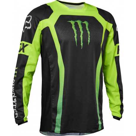 Maillot Fox 180 MONSTER noir 2023