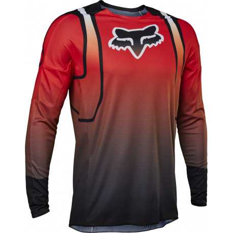 Maillot Fox 360 VIZEN rouge fluo