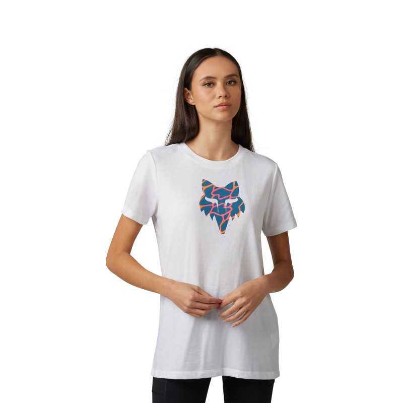 Tee-Shirt Fox Femme RYVR blanc, Fox T-Shirt femme
