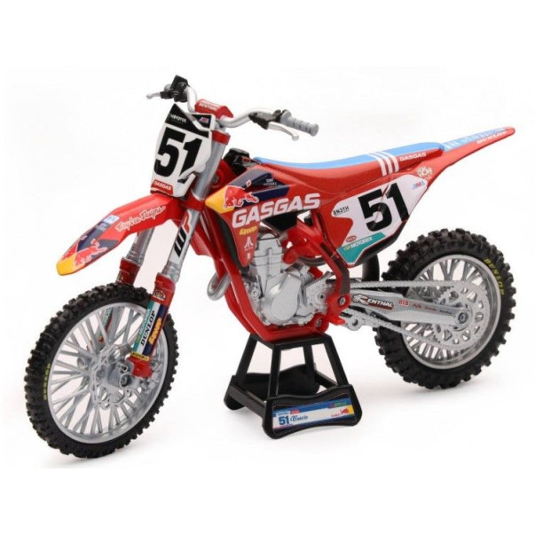 Moto miniature GASGAS 450 MCF JUSTIN BARCIA 1/12° NewRay