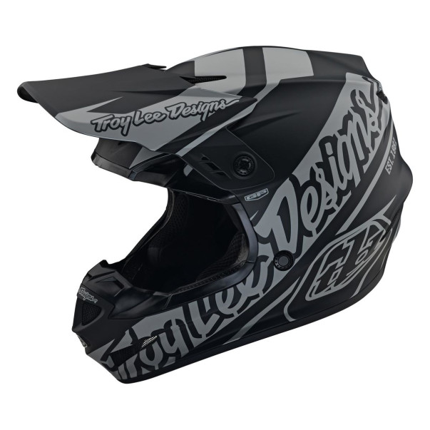 Casque cross Troy Lee Designs GP SLICE Noir Gris