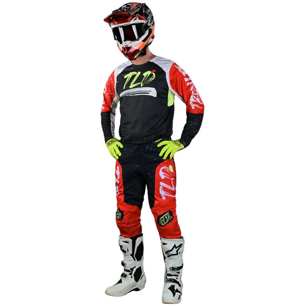 Tenue Troy Lee Designs GP PRO PARTIAL noir rouge