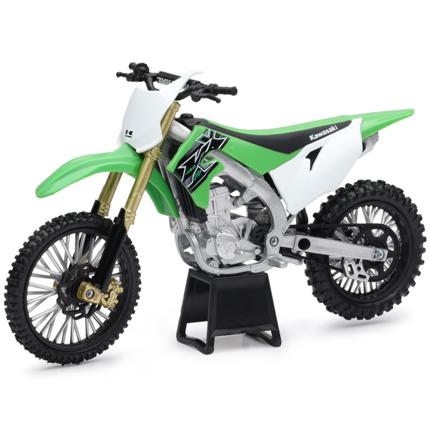 Moto miniature Kawasaki 450 KX 1/12°