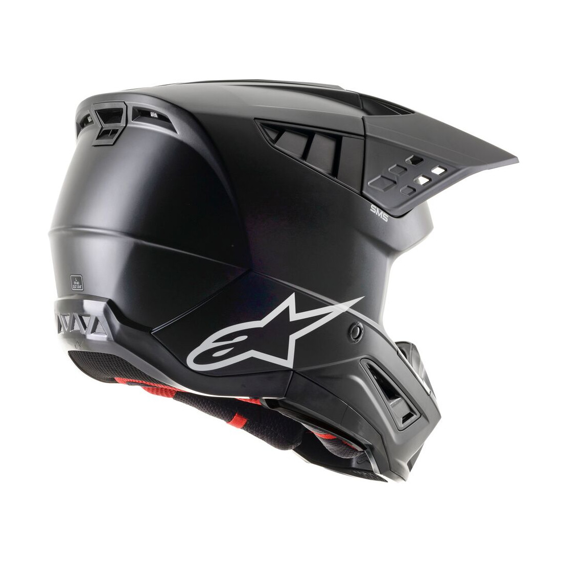 Casque cross Alpinestars S-M5 Solid noir mat