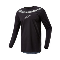 Maillot Alpinestars Fluid Graphite noir argent 2024