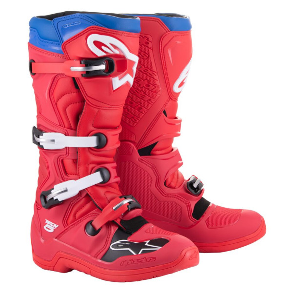 Botte Alpinestars Tech 5 Rouge Bleu Alpine 24 Alpinestar Tech 5 2024