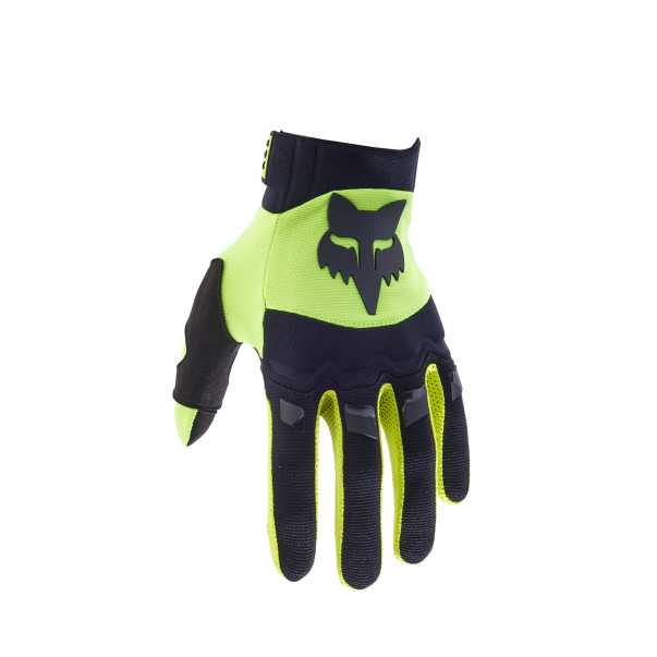 Gants Fox Dirtpaw Homologués CE Jaune Fluo 2024