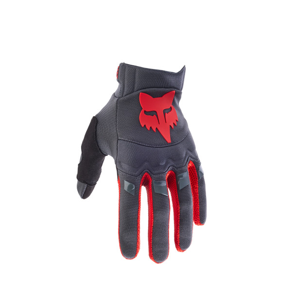 Gants Fox Dirtpaw Homologués CE Gris Rouge 2024