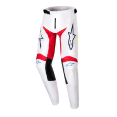 Pantalon cross Alpinestars Enfant Racer HANA Blanc Multicolores 2024