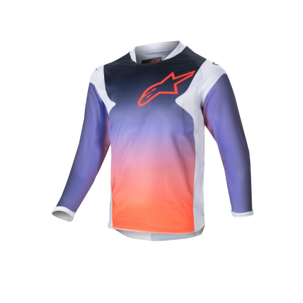 Maillot cross Alpinestars KIDS Racer HOEN Gris Orange Noir 2024