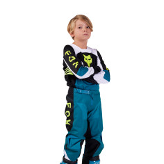 Gant Fox enfant Dirtpaw Bleu Maui 2024 | Gant moto cross Fox enfant