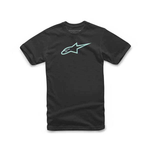 Tee-shirt Alpinestars homme Ageless classic Noir Menthe