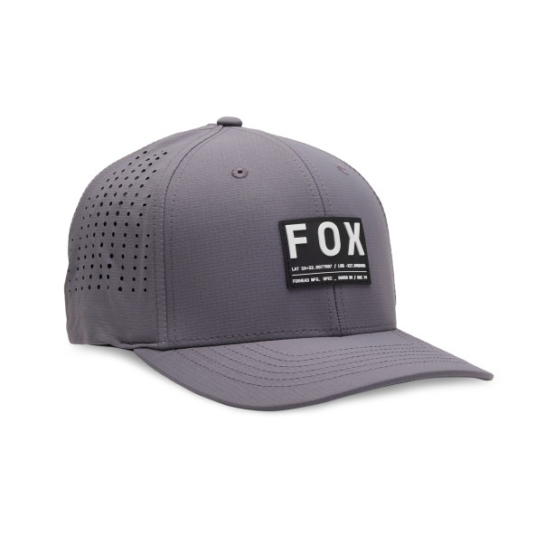 Casquette Fox NON STOP TECHNIQUE Flexfit Gris Acier