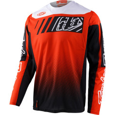 Maillot cross Troy lee designs GP ICON Noir Orange 2024