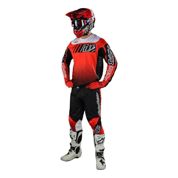 Tenue Cross Troy lee designs GP ICON Noir Orange 2024