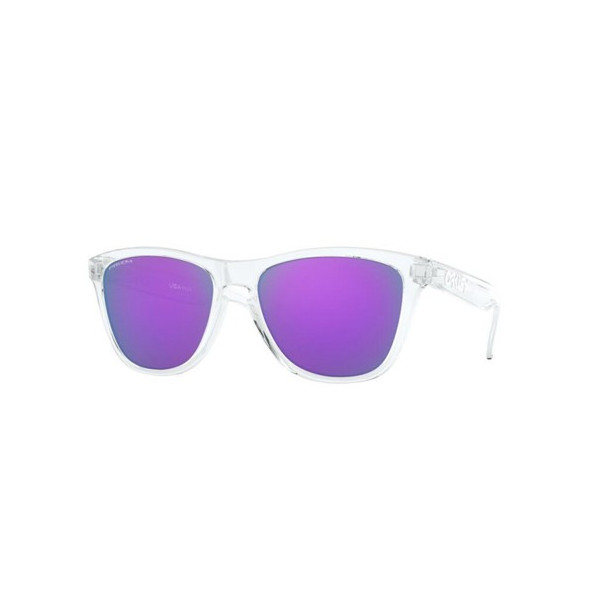 Oakley Frogskins XS Polished Clear lentilles Prizm Violet