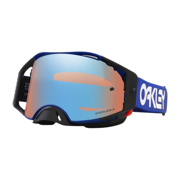 Masque Oakley Airbrake MX MOTO Bleu B1B écran Prizm MX Sapphire