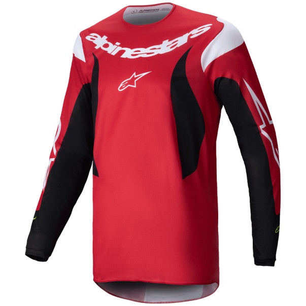 Maillot Cross Alpinestars Fluid Haul Rouge Noir 2025