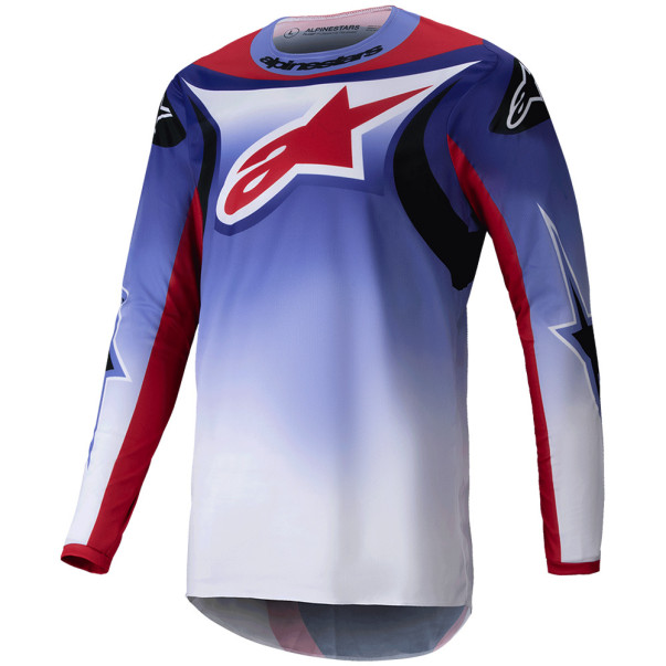 Maillot Cross Alpinestars Fluid Wurx Violet Rouge 2025