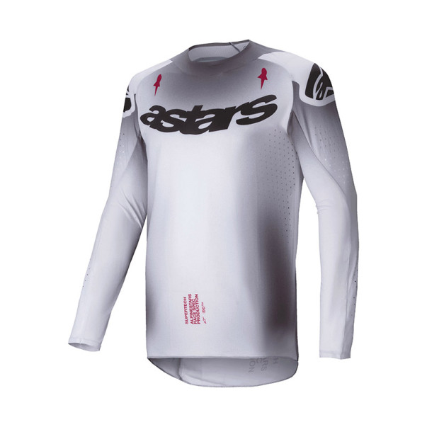 Maillot Cross Alpinestars Supertech Maker Gris Noir 2025