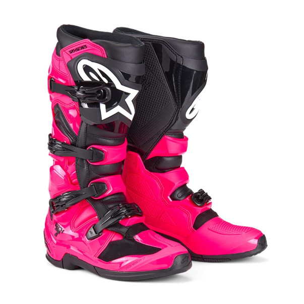 Bottes cross Alpinestars Tech 7 Diva Rose Noir 2025