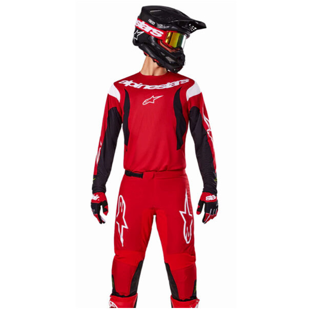 Tenue Cross Alpinestars Fluid Haul Rouge Noir 2025