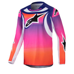 Maillot Cross Alpinestars Enfant Racer WURX Multicolore Blanc 2025