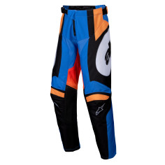 Pantalon Cross Alpinestars Enfant Racer MELT Orange Bleu 2025