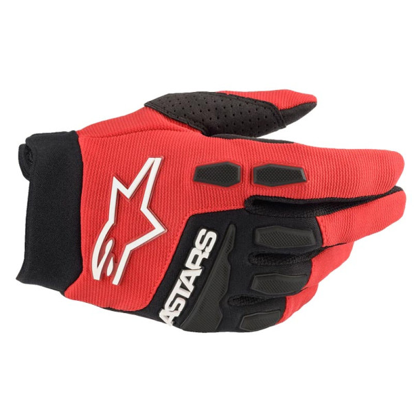 Gants cross Alpinestars enfant & Kids Full Bore Rouge Noir