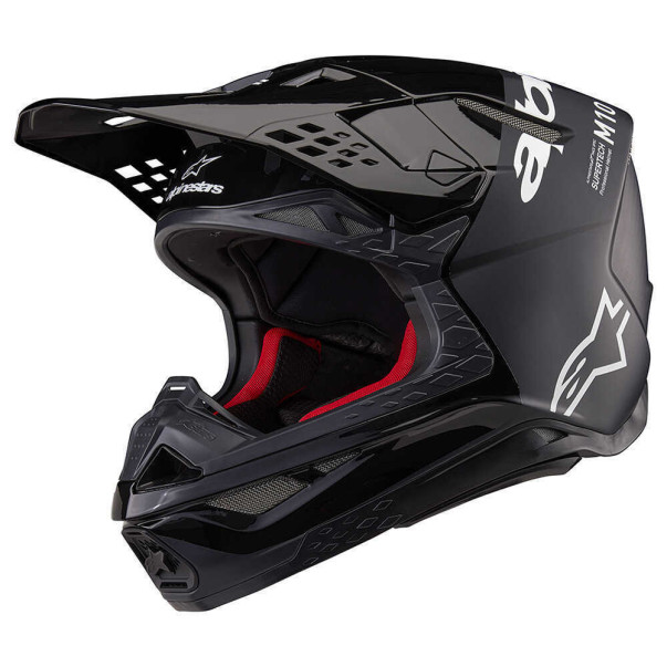 Casque cross Alpinestars SM10 FLOOD Noir Gris Foncé