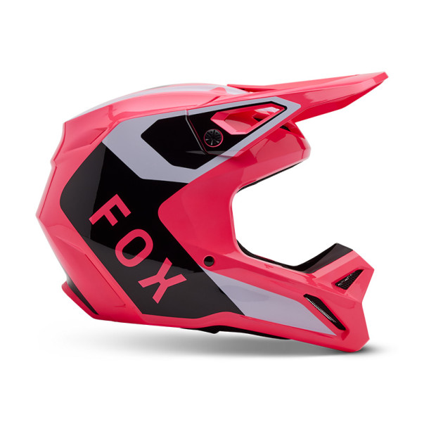 Casque cross Fox V1 LEAN Rose brillant 2025