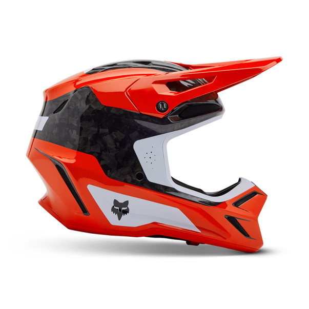 Casque cross Fox V3 RS INFINITE Rouge Fluo 2025