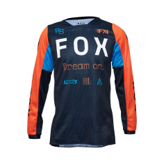 Maillot Cross Fox Enfant 180 RACE SPEC Bleu Nuit 2025