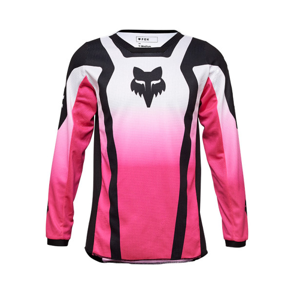 Maillot Cross Fox Fille 180 LEAN Noir Rose 2025